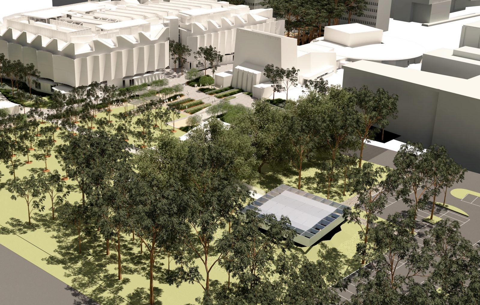 Rem Koolhaas & David Gianotten / OMA’s MPavilion 2017 gifted to Monash University