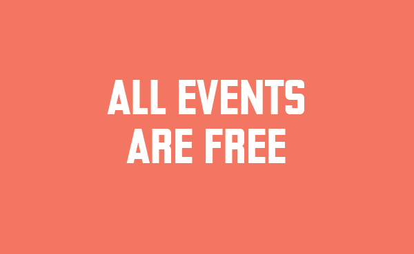 All events are free